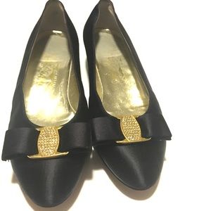 Salvatore Ferragamo | Satin Low Shoes With Bow